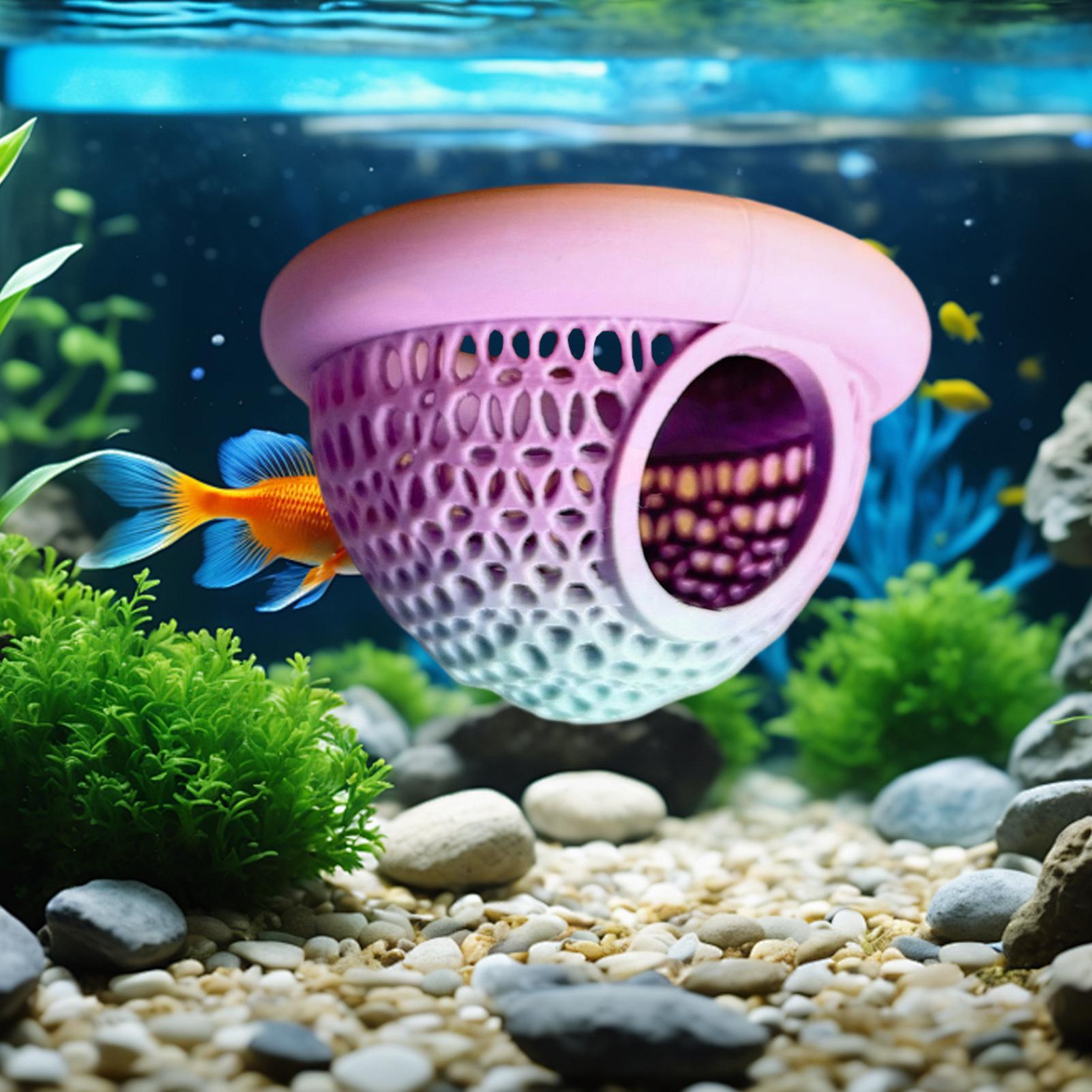 Aquarium Fish Hideout - Escondite Flotante para Betta, Cueva de