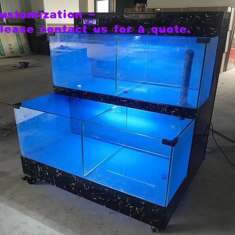 Aquarium Fish Market - Acuario Rectangular Personalizado para Uso en