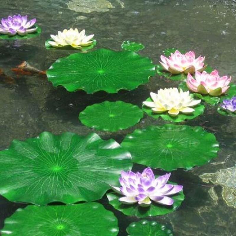 Aquarium Fish In Pond - Hojas de Loto Artificiales 2026 sin