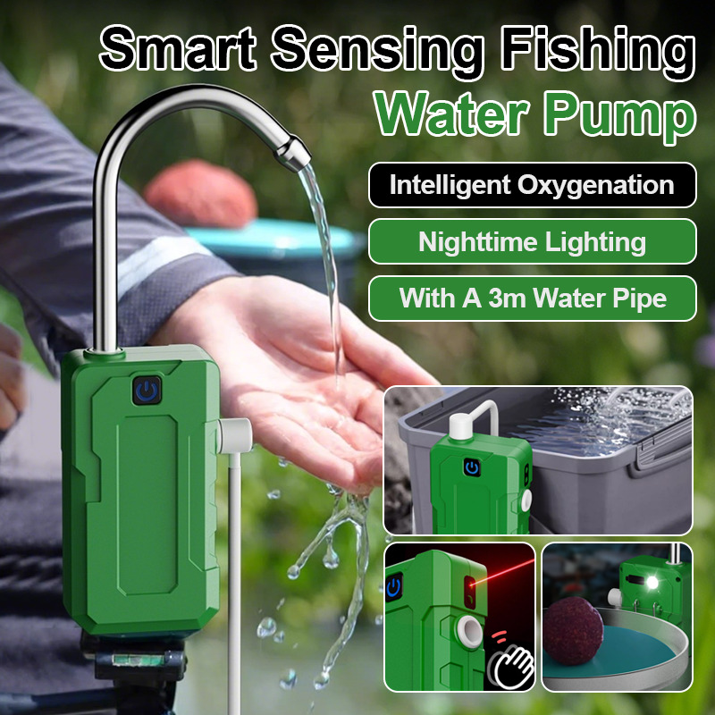 Aquarium Fish Electric - Oxigenador Eléctrico Inteligente con Iluminación, Bomba