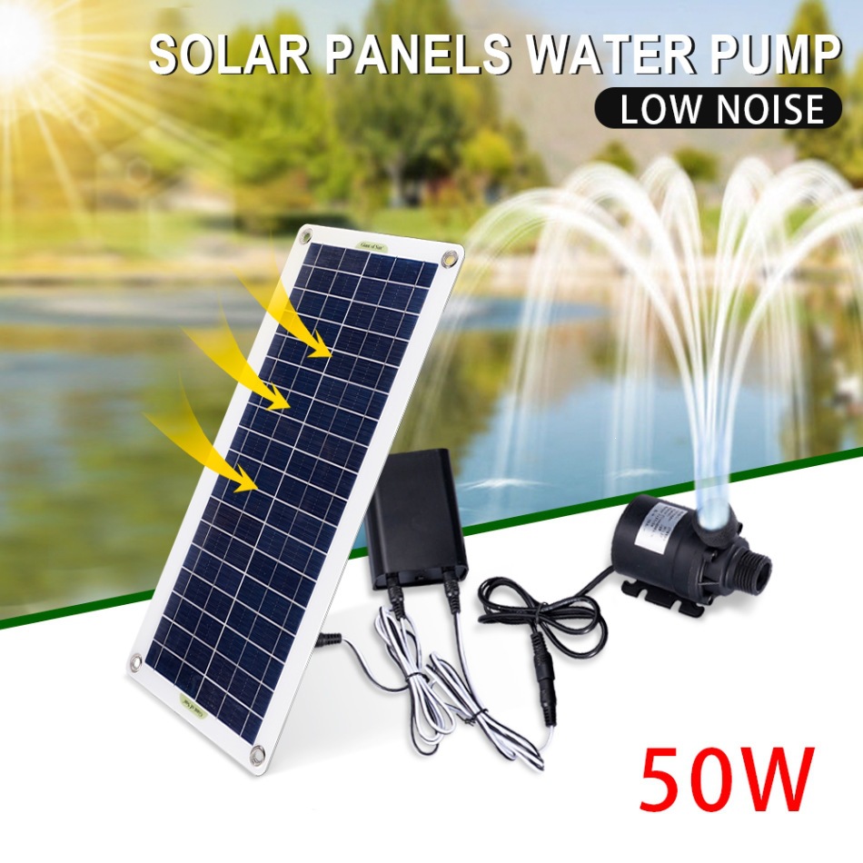 Aquarium Fish In Pond - Bomba de Agua Solar de 50W