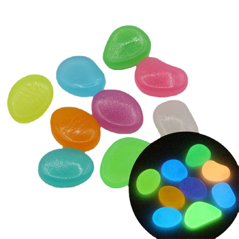 Aquarium Fish Types - 50 Uds. De piedra luminosa fluorescente,