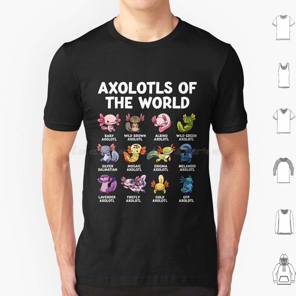 Aquarium Fish Of The World - Camiseta World Axolotls 6xl, camiseta fresca