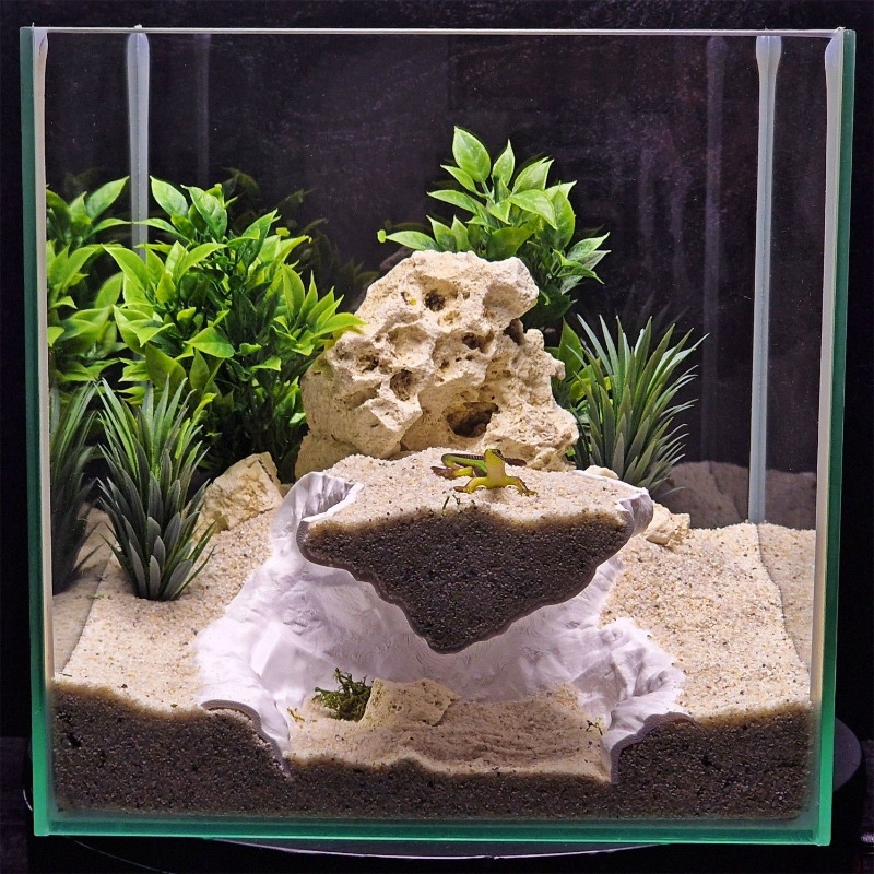 Plataforma de Descanso Multini - Aquarium Fish Hideout reseña y precio