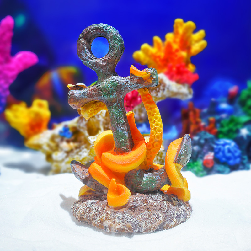 Adorno de Resina Retro para Pa - Aquarium Fish Monster reseña y precio