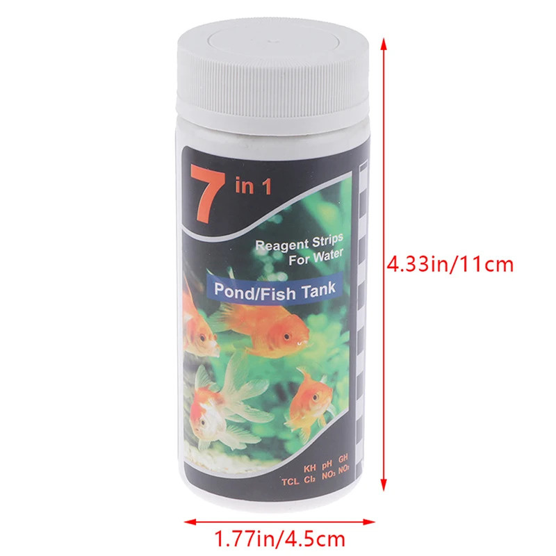 Tira de prueba de PH 7 en 1, k - Aquarium Fish In Pond reseña y precio