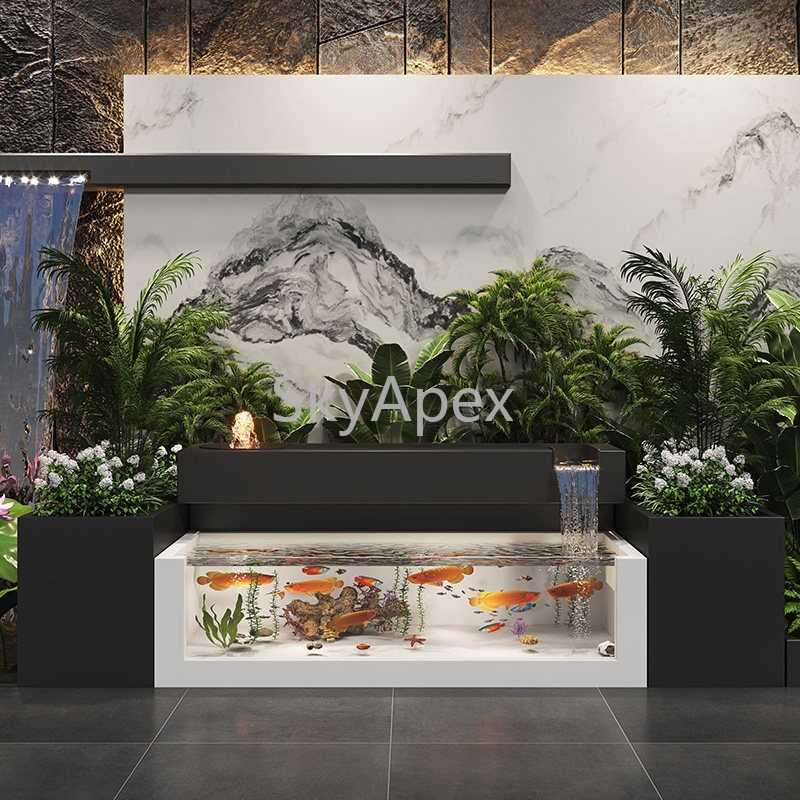 Estanque de peces de patio con - Aquarium Xxl reseña y precio