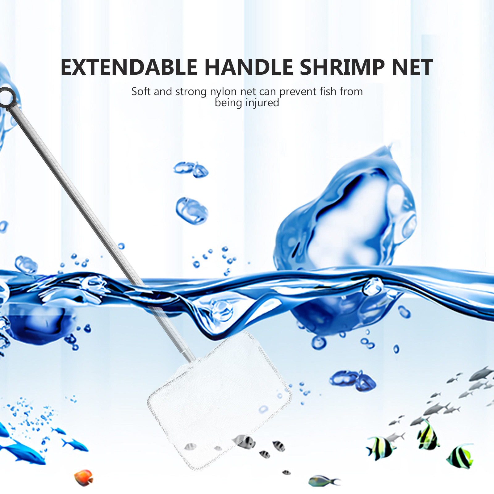 Red de acero inoxidable para a - Aquarium Fish Net Small reseña y precio