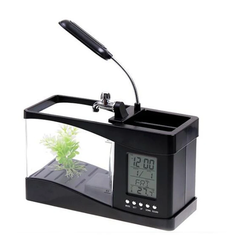 Mini Acuario de Escritorio USB - Aquarium Fish Electric reseña y precio