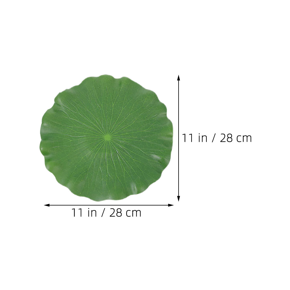 15 hojas de nenúfar artificial - Aquarium Fish In Pond reseña y precio