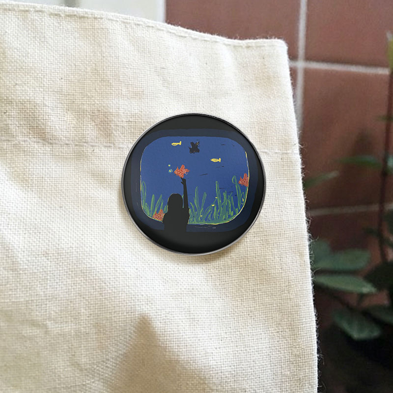 Broche con diseño de chica alc - Aquarium Fish Of The World reseña y precio