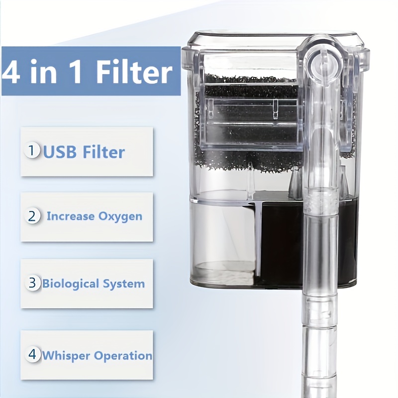 Filtro colgante de pared de 2, - Aquarium Xxl reseña y precio