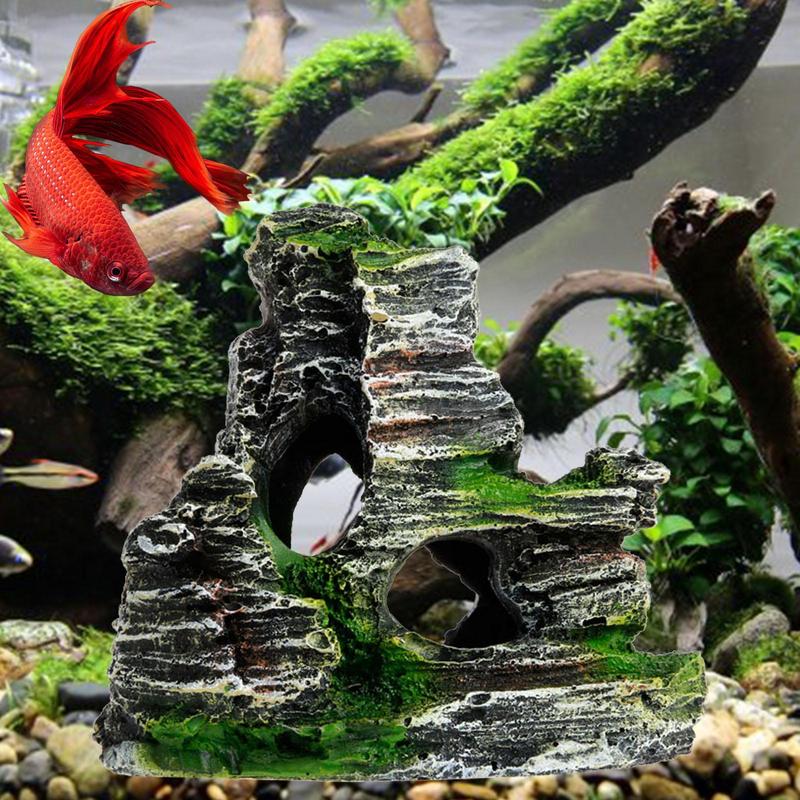 Decoración de piedra arenisca  - Aquarium Fish Hideout reseña y precio