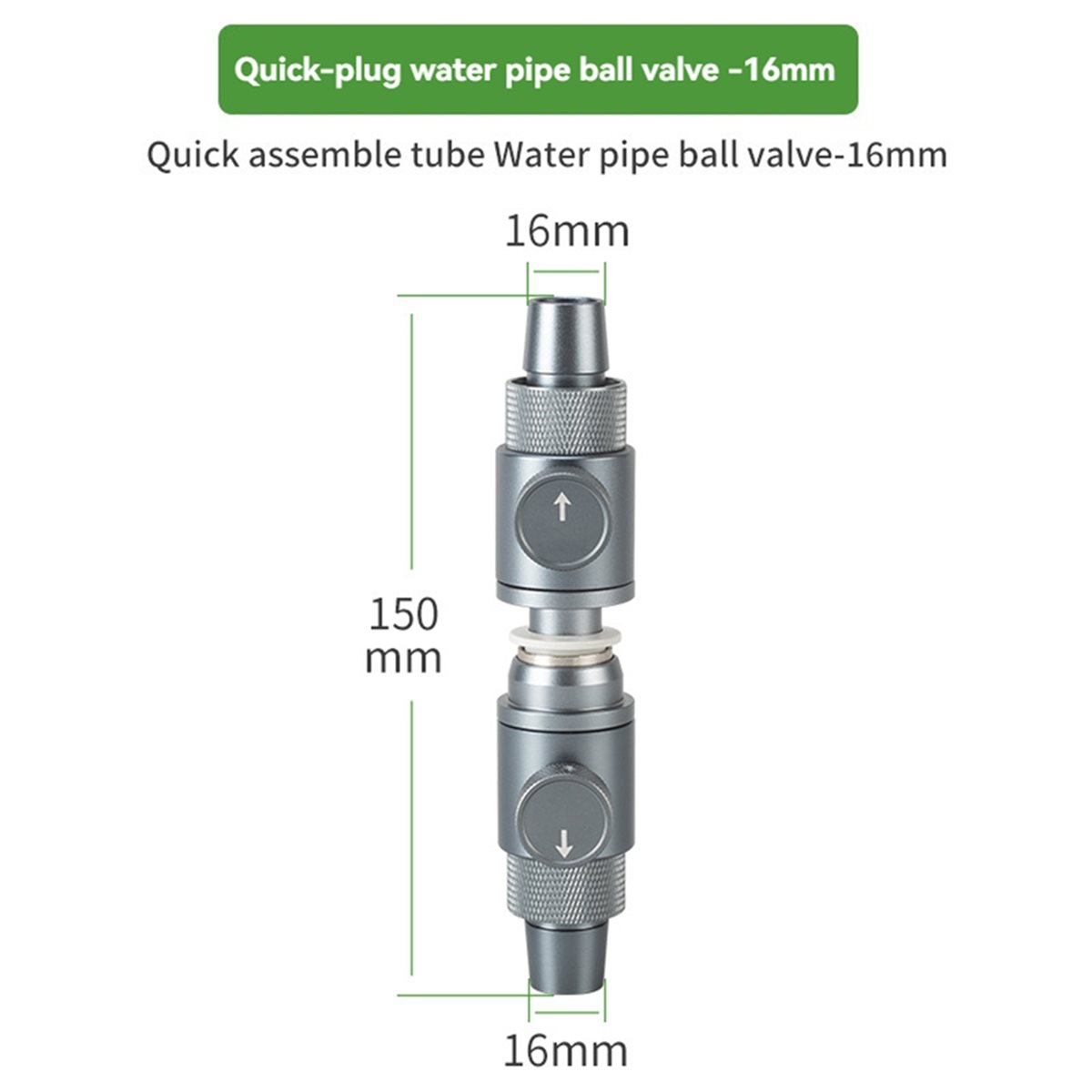 ABDD HOT Conector Rápido de 16 - Aquarium Fish Electric reseña y precio