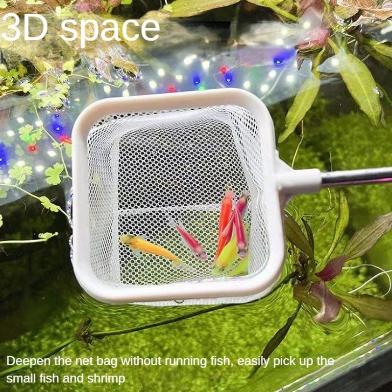 Red de pesca para peces en 3D, - Aquarium Fish Net Small reseña y precio