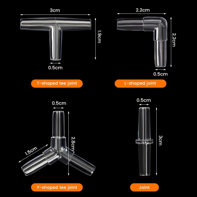 Conectores de tubos de aire pa - Aquarium Xxl reseña y precio